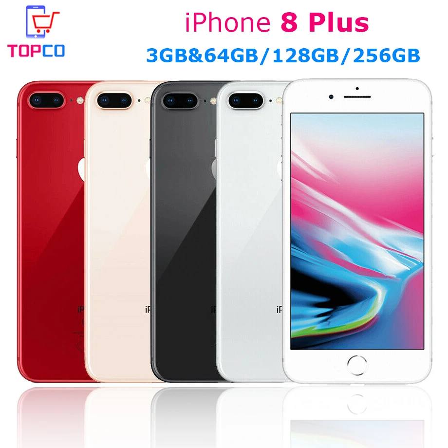 Cuanto Dura El Iphone 8 Plus Bajo El Agua Apple teléfono inteligente iPhone 8 Plus, Original de fábrica, 4G LTE,  pantalla de 5,5 pulgadas, Hexa core, A11, cámara Dual de 12MP, 3GB de RAM,  64GB/128GB/256GB de ROM, NFC|Teléfonos móviles| - AliExpress