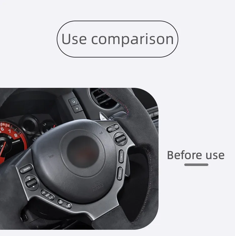 T-carbon Car Steering Wheel Decorative Patch For Nissan GTR Carbon Fiber Decorative Accessories