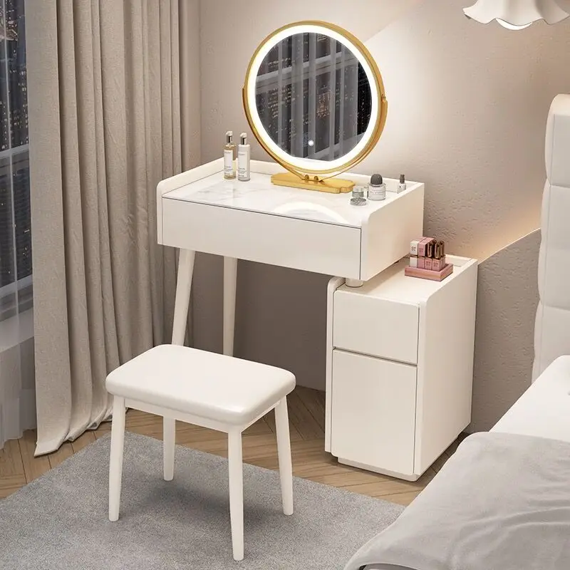 

Mirror Makeup Dressing Table Baby Study Mirror Vanity Dressing Table Small High End Coiffeuse De Chambre Bedroom Furniture