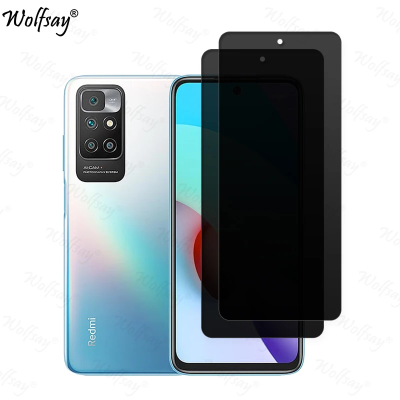 زجاج مقسى مضاد للتجسس لهاتف Xiaomi Redmi 10 2022 و...