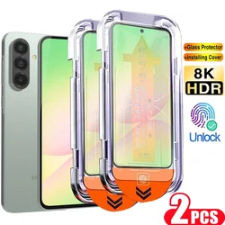 Premium Dust - Free Screen Protector with Oleophobic Coating - Easy Installation, 2 - Pack - Galaxy A26 5G (2 Pieces)