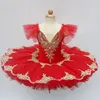 Summer Cute Mother-Kids Matching Family Outfits Tutu Ballet Dress Girl Stage Costume Mom Daughter Matching Dresses Women Clothes 1