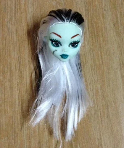 Monstering High Doll Head High Quality Fasion Monster Doll Draculaura Clawdeen Wolf Frankie Stein Rare Face Collection Doll Head