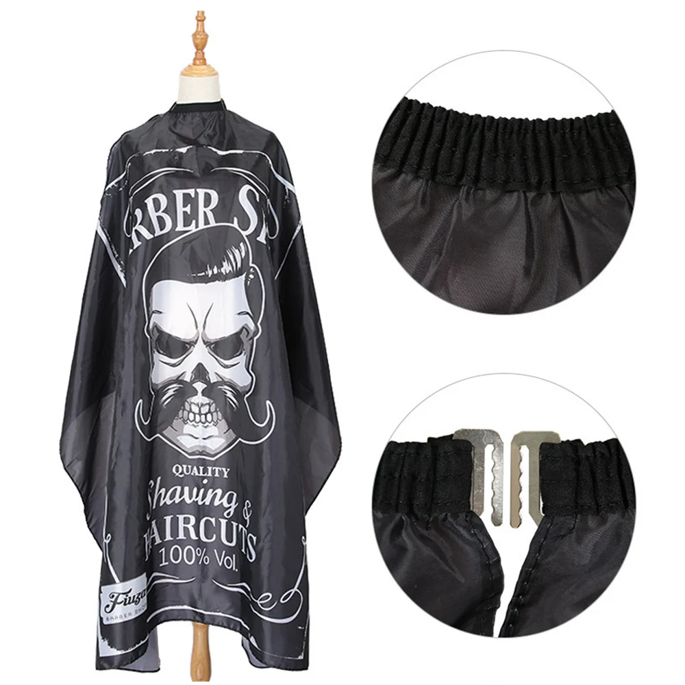 Hairdressing Cape Barber Hairdressing Cape Retro Hair Cutting Cape Black White Coat To Cut Hair Styling Tool Waterproof Apron for Man Haircut
