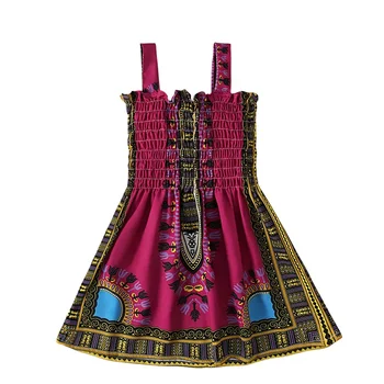 Mia-Girl Dashiki Summer Dress