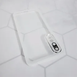 Luxury Clear Soft Silicone Shockproof Camera Protective Case for Huawei P20 (Transparent White)
