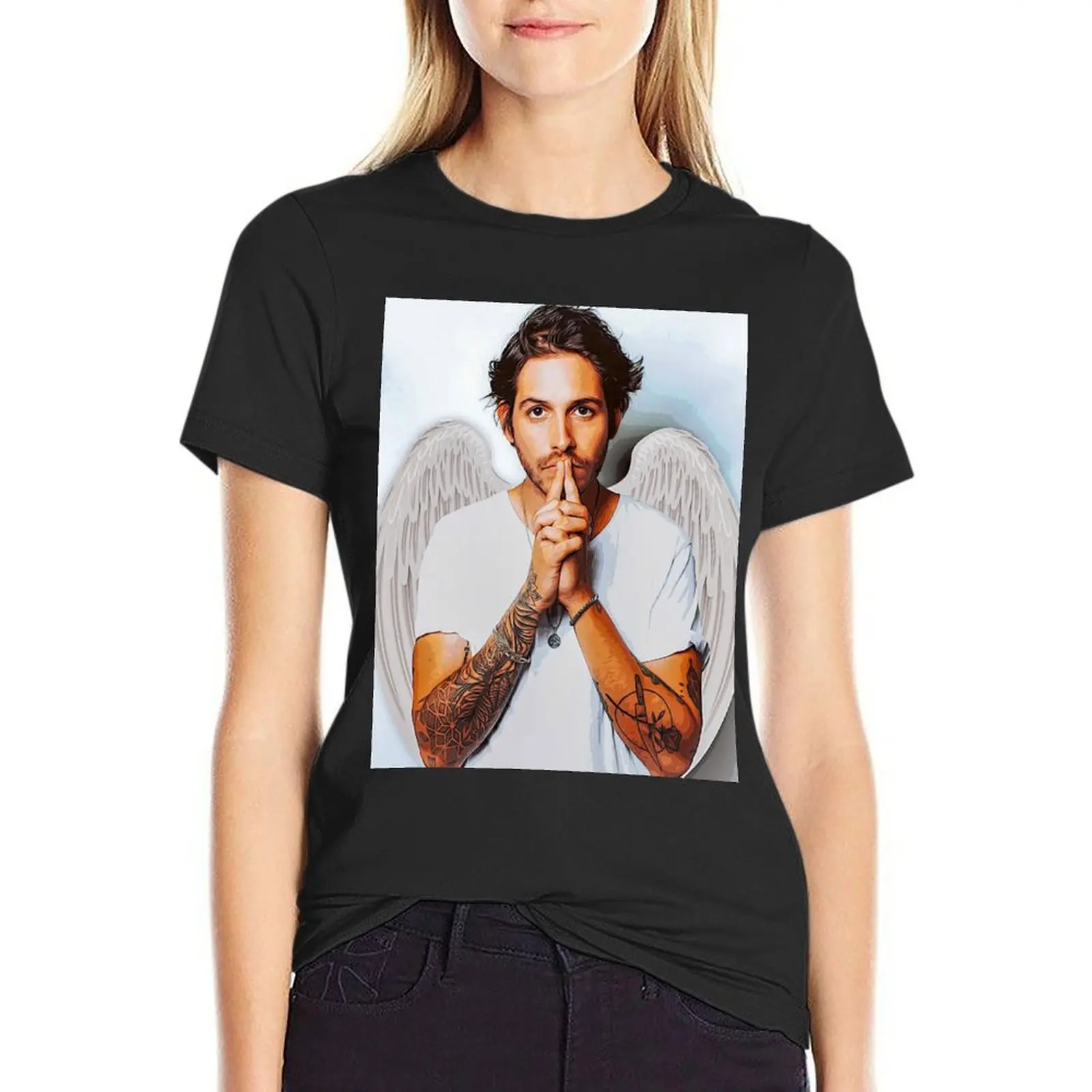 

Andy J Katastro T-Shirt cute tops summer clothes summer tops workout shirts for Women