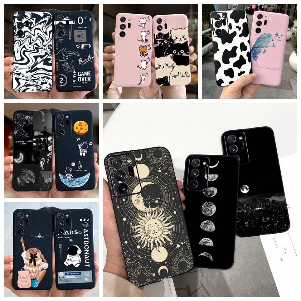 Custodia Morbida In Silicone Per Samsung Note 20 Custodia Ultra 5G Samsung Galaxy Note 20 4G 5G Custodia Paraurti In Silicone Liquido Di Lusso Cartoon