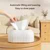 Luxury Tissue Box Desktop Tissue Organizer Shell Tissue Container Case Paper Holder Napkin Holder Household Storage Box 1