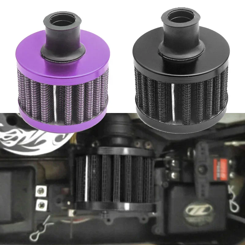 ZSDTRP Filtro Aria Universale Per Auto Da 12mm Pre D 39 Aria Fredda Coperchio Sfiato Carter Ad Alto Flusso Filtri Sfiato Mini