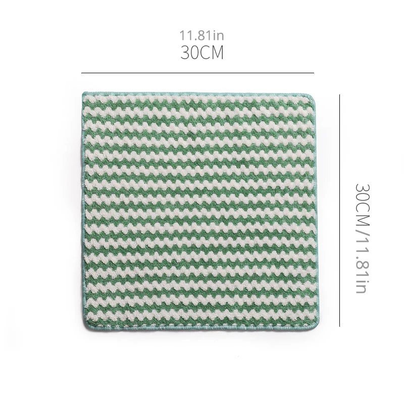 Microfiber dish cloth 5pcs/10pcs kitchen dishwashing superfine fiber water absorbent cleaning cloth multipurpose household cleaning tools