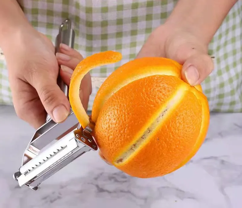 Description Picture 5 of itemHigh Quality Stainless Steel Potato Cucumber Carrot Grater Julienne Peeler Vegetables Fruit Peeler Vegetable Slicer