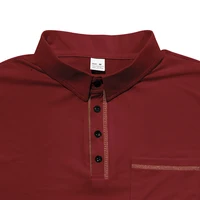 Polo d'été pour homme à manches courtes 2024, nouveau modèle avec poche et col, en polyester respirant, idéal pour le quotidien 5