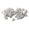 50pcs Replacement Shower Head Nozzles Spray Hole Silicone Nozzle White For 4mm Opening Size Shower Head Replace Parts 5
