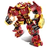 Superheroes Mecha Building Blocks Toys for Boys Super Armor Robot Model Military Warrior Action Figures Gifts for Kids Children 4