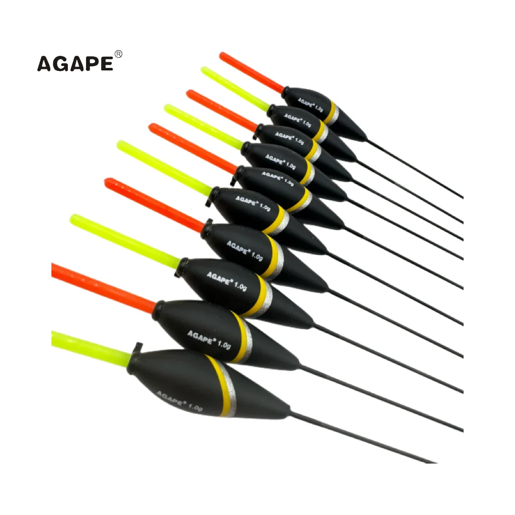 Carp Balsa Fishing Float Floats Bobber Fluctuator 0.5/1.0/1.5/2.0G Buoyancy Fishing Accessories 10pcs
