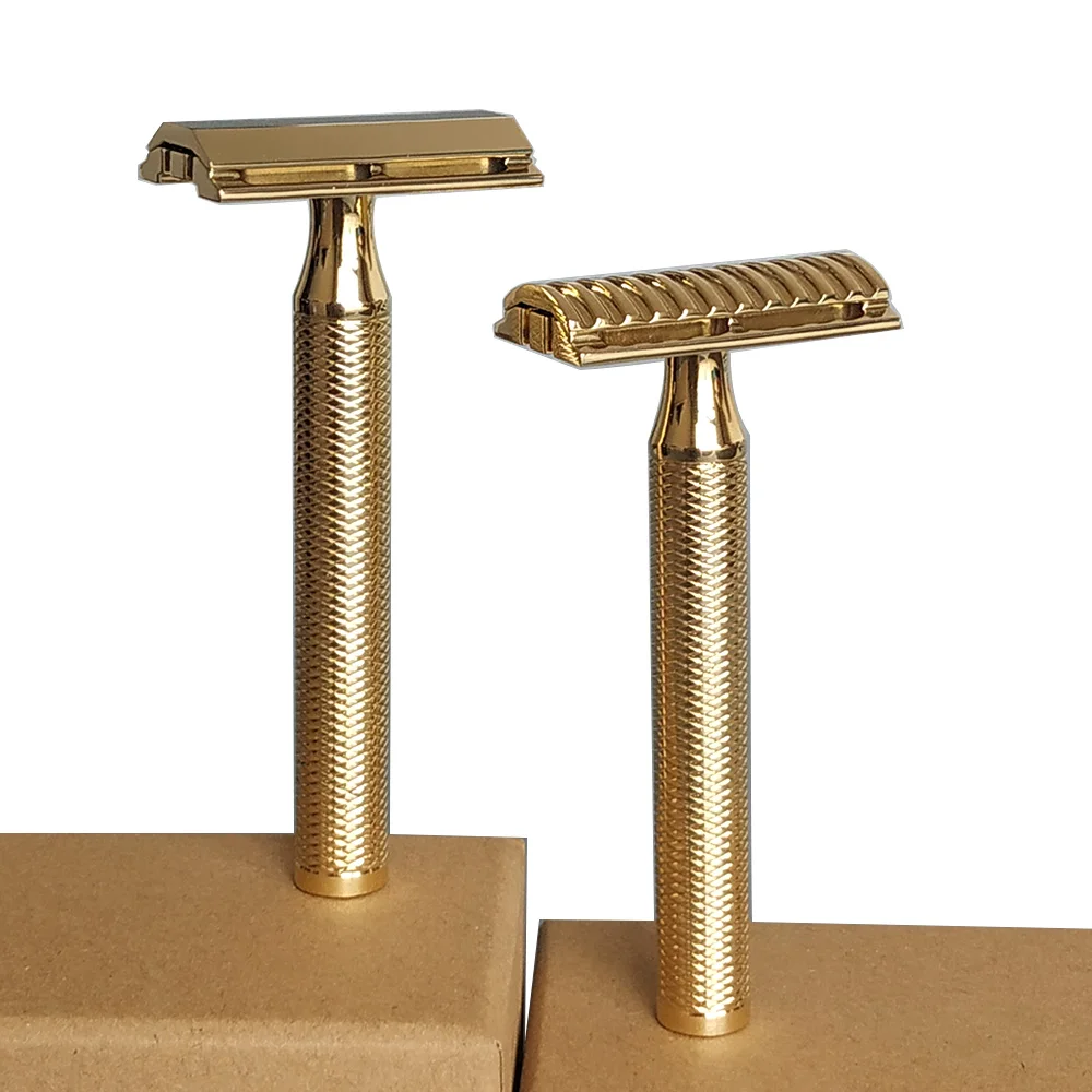 Dscosmetic CNC Brass safety razor V92 V95 Double cap 5