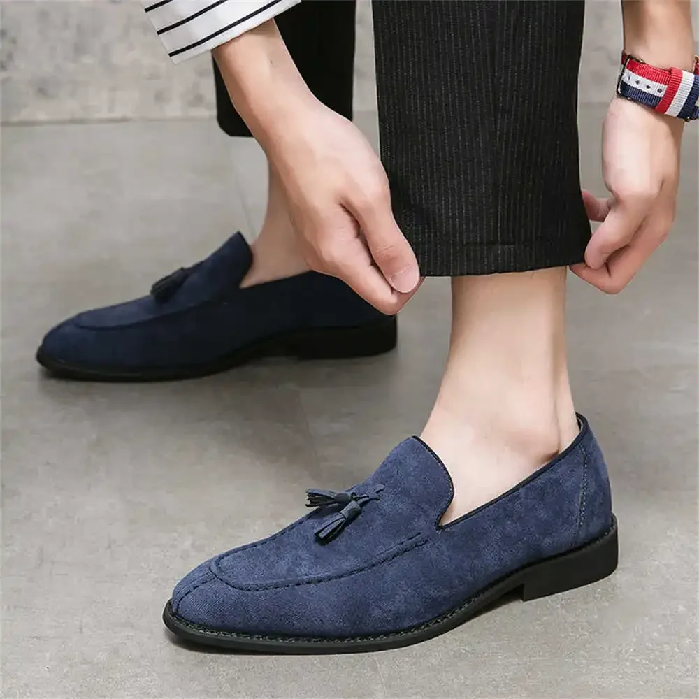 Moccasins Slip-ons Loafers Shoes For Men Dress Men's Sports Shoes White Blue Dress For Men Sneakers Particular Shoose
