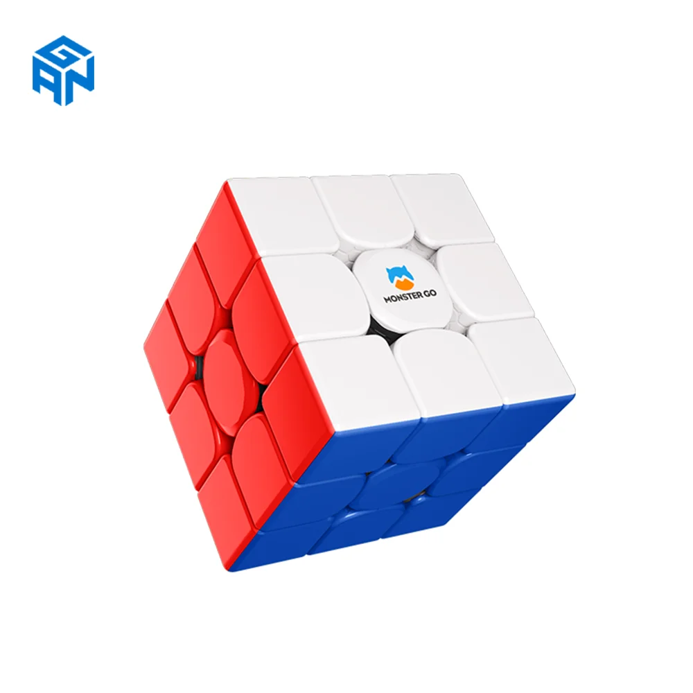Gan Edu V2M Magnetic Magic Speed Cube Stickerless Professional Fidget Toys Gan Monster Go Edu 3 X3 V2 M Cubo Magico Puzzle