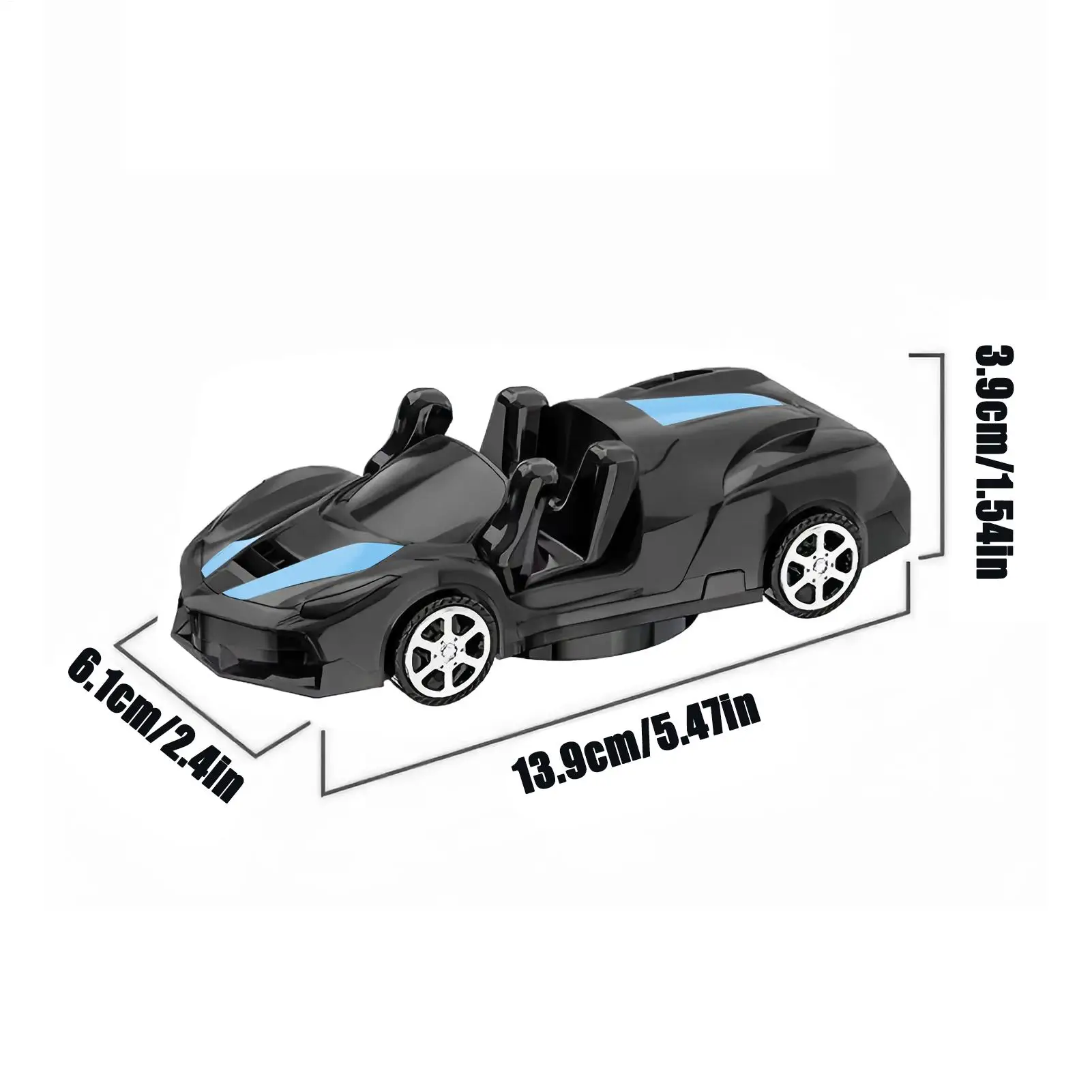 Cell Phone Car Mount Car Shape Phone Holder Anti-Slip Automotive Interior Decorations For GPS Calling Driving Navigation Video