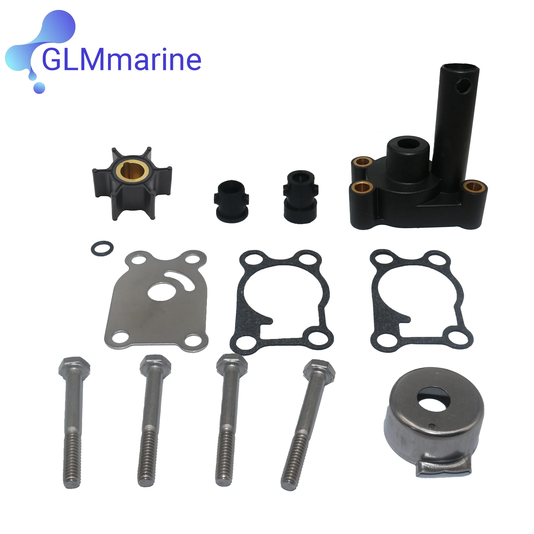 Kit De Réparation Pompe à Eau Hors-bord Johnson/Evinrude 4-8HP – Réf. 396644, Complet Avec Turbine, Joints, Pour 2 Temps Et 4 Temps