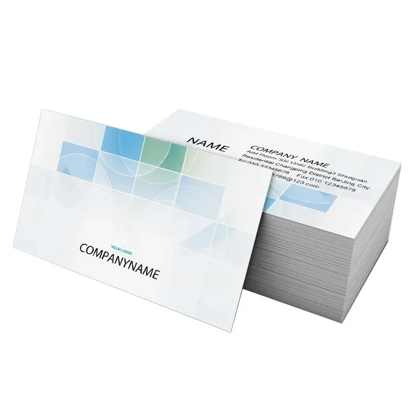 100PCS Cheap Full-color Double-sided Printing Business Card 300Gsm Paper Card