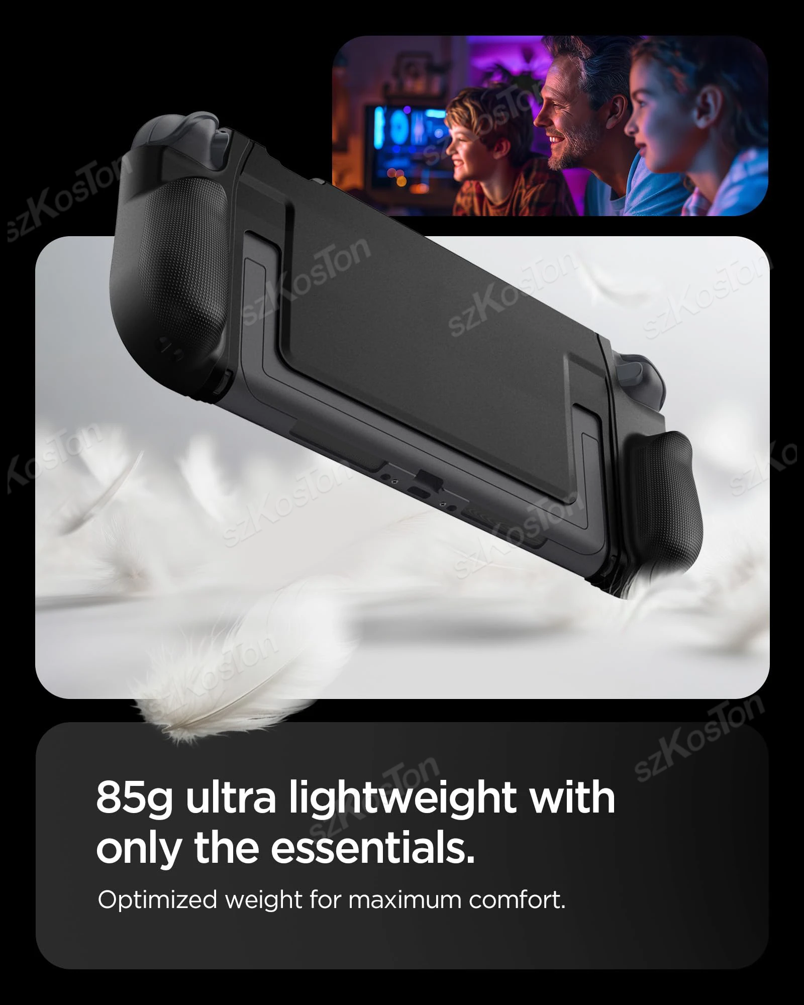 Enhanced Ergonomic Protective Case with Handle Grip
