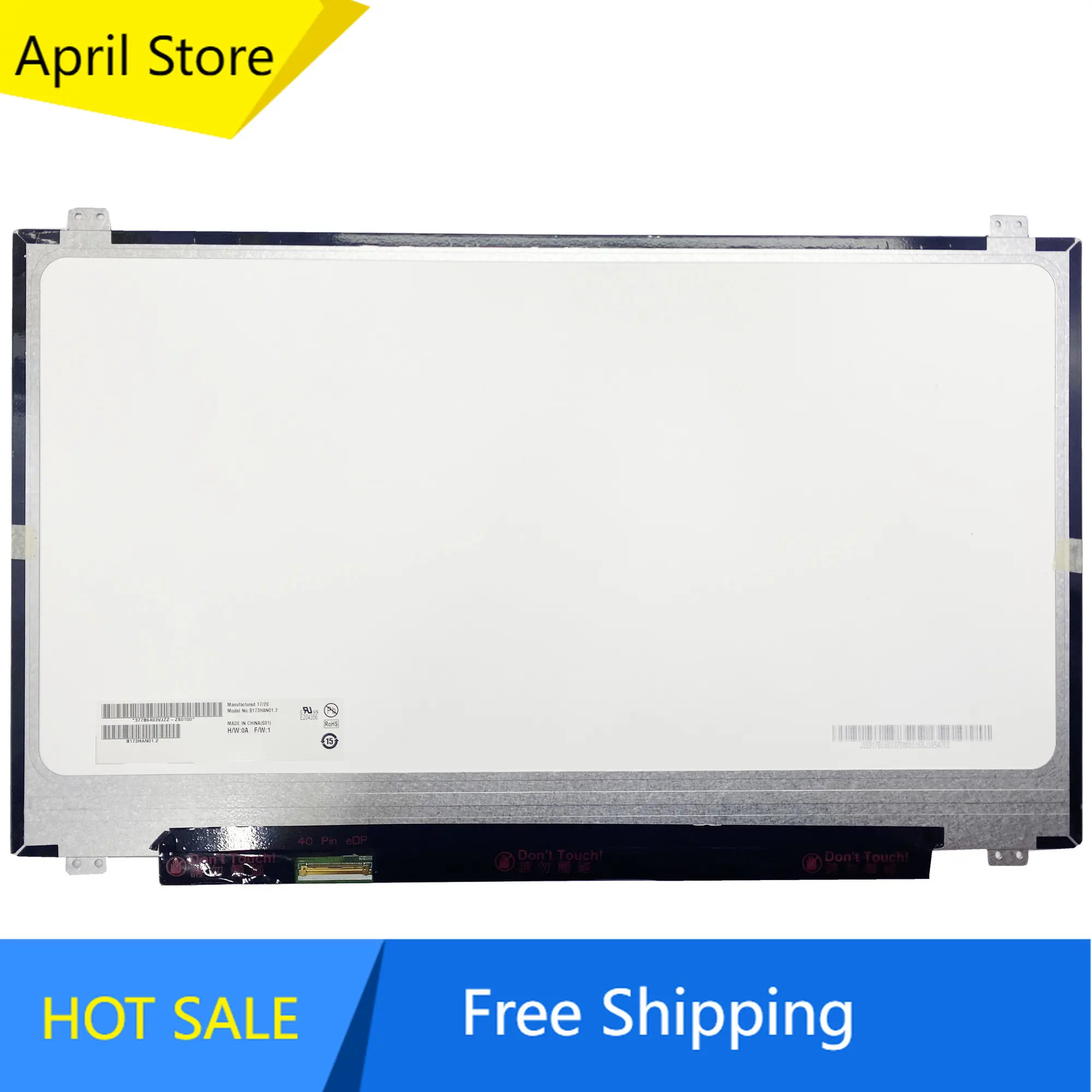 

B173HAN01.2 подходит для B173HAN01.1 N173HCE-G3A 17,3 ''ЖК-экран ноутбука матрица 1920 × 1080 40 контактов