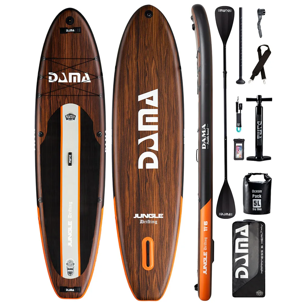 DAMA Inflatable Wooden Nature Board 11'6