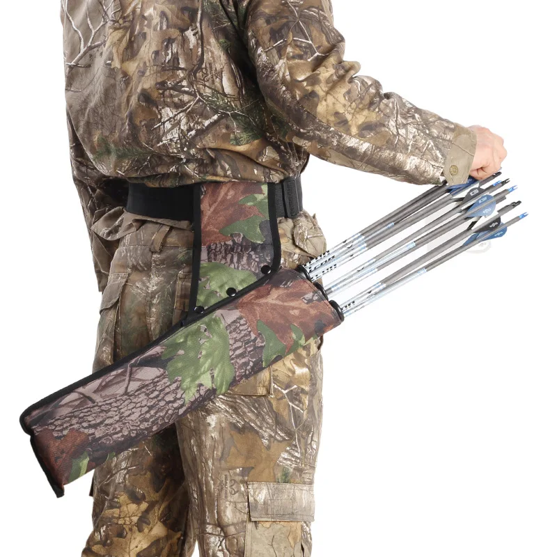 

Arrow Pot Quiver Three Tube Double Strap can be Shoulder Back Waist Archery Arrow Archery Accessories Bow and arrow Bag