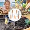 Gardening Tool Set Floral Stainless Steel Gardening Tool Set Portable Floral Garden Hand Tool Kits For Loosening Soil 3