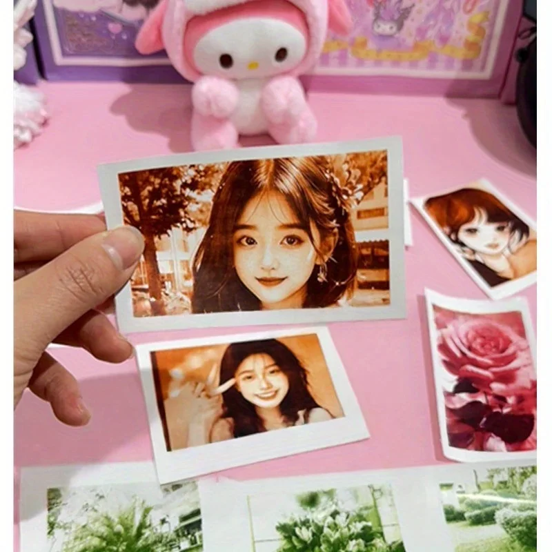 컬러 감열식 프린터 용지 롤, 65gsm 매끄러운 표면, 즉석 카메라 인화지, 잉크 필요 없음, 재활용 가능, 사진에 이상적