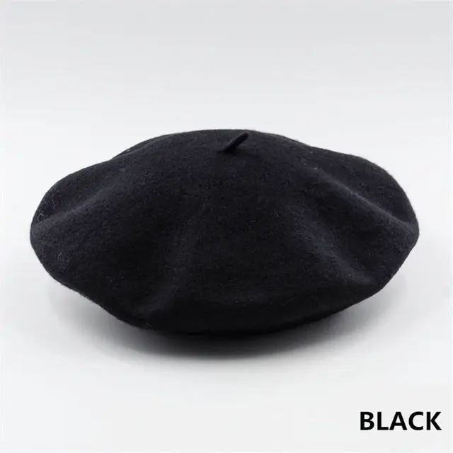 2021 Cappello a pieghe blu scuro Seersucker strass M Berretti Inghilterra PU fibbia in pelle berretto con visiera ragazze caldo inverno all'aperto_voghion.com