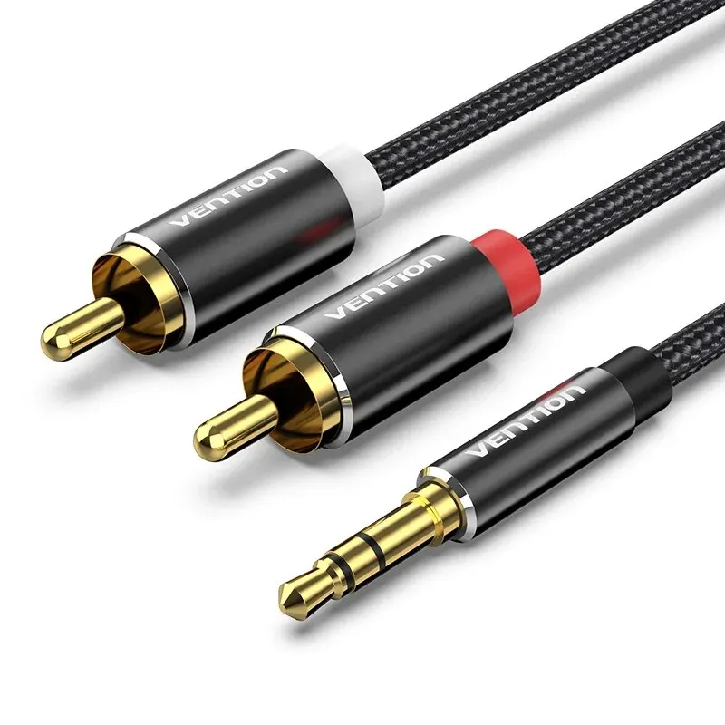 Premium RCA Audio Splitter Cable for Smartphones and Home Theater Systems