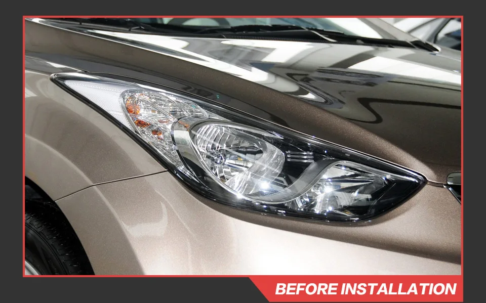 AKD Head Lamp for Hyundai Elantra LED Headlight 2011-2016 Headlights Elantra DRL Turn Signal High Beam Angel Eye Projector Lens