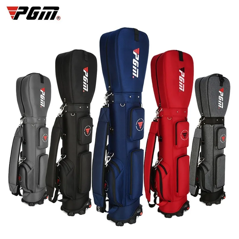 

PGM Golf Bag with Wheels Ultra-light Sport Standard Golf Bags Large Capacity Golf Aviation Ball Storage Multifunctional QB069