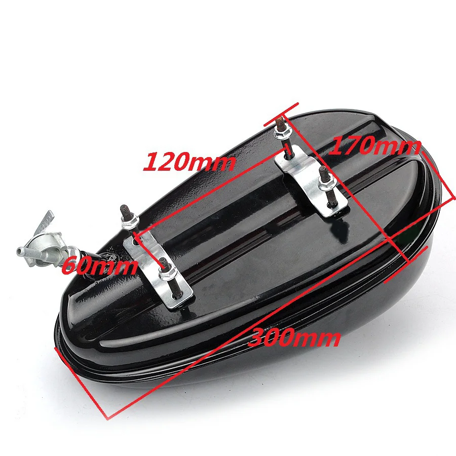 

Accessory Motorcycle gas tank For Motorized Bicycle Bike Fuel Petrol Replacement With Cap Parts Switch Practical Useful