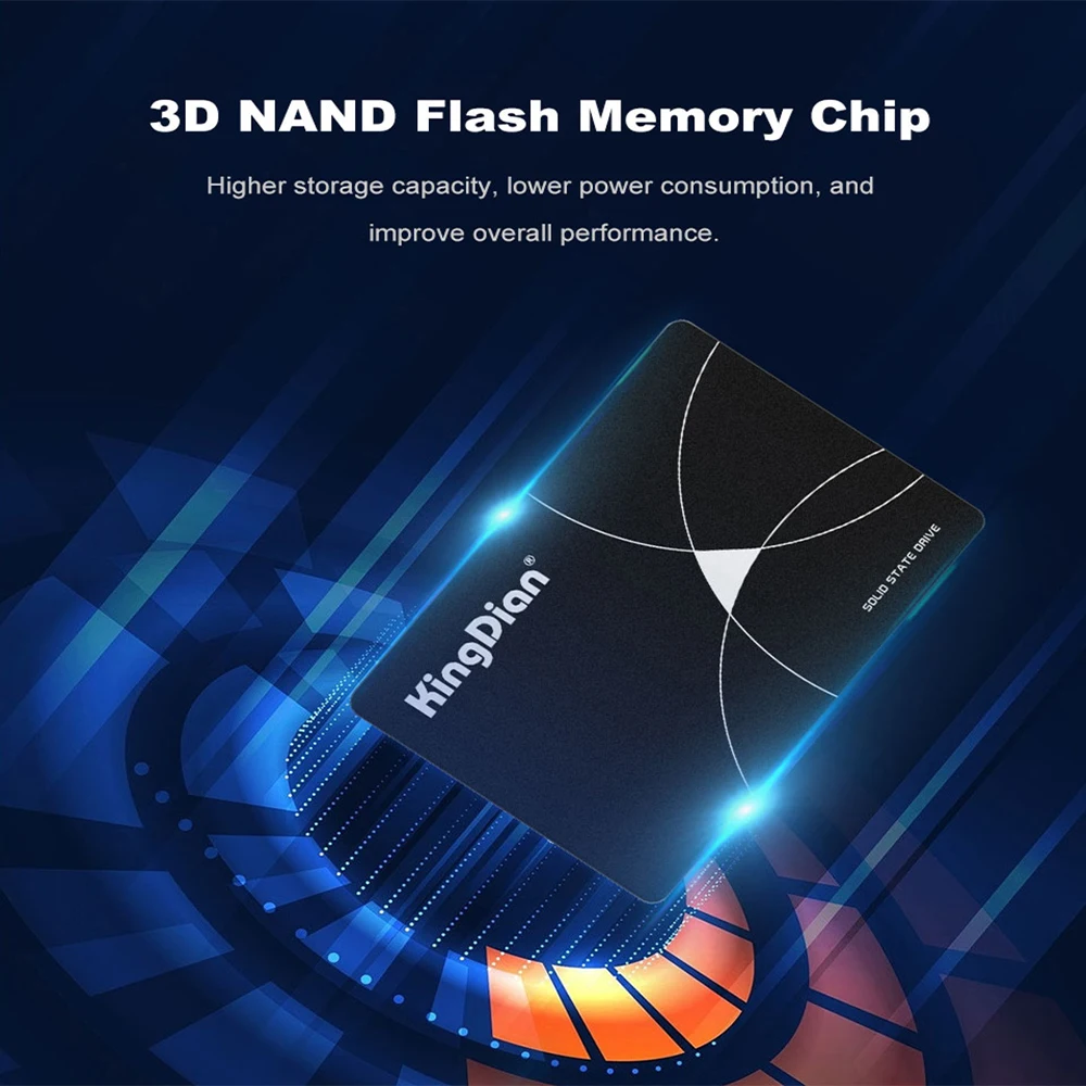 KingDian SSD 120GB 128GB 240GB 256GB 480GB 512GB 1TB 2TB 3D NAND 2.5