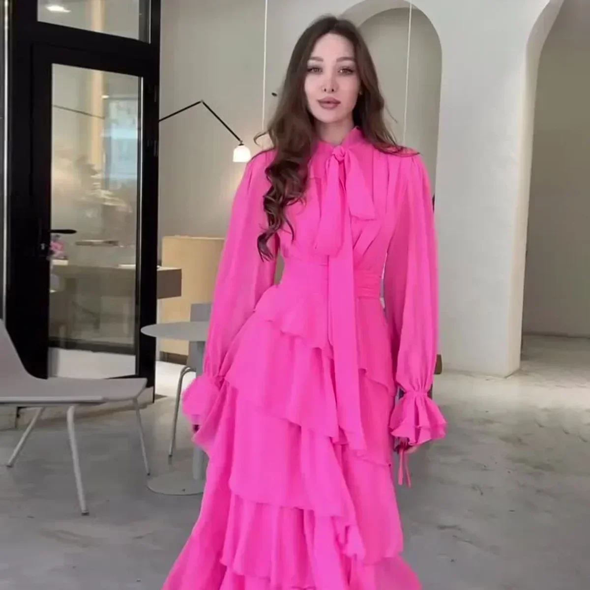 فستان بكشكش