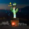 Sing And Dance Cactus Electron Plush Toy Soft Plush Doll Babies Cactus That Repeat What You Say Voice Interactive Bled 4
