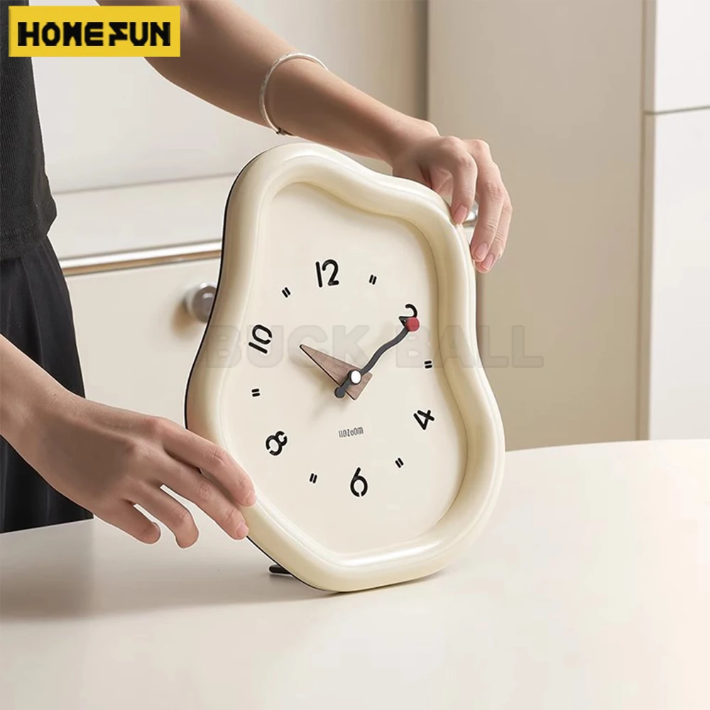

Креативные современные настольные часы, Современные Простые настольные часы для гостиной, экологически чистые настольные украшения для дома, художественный декор для подарка