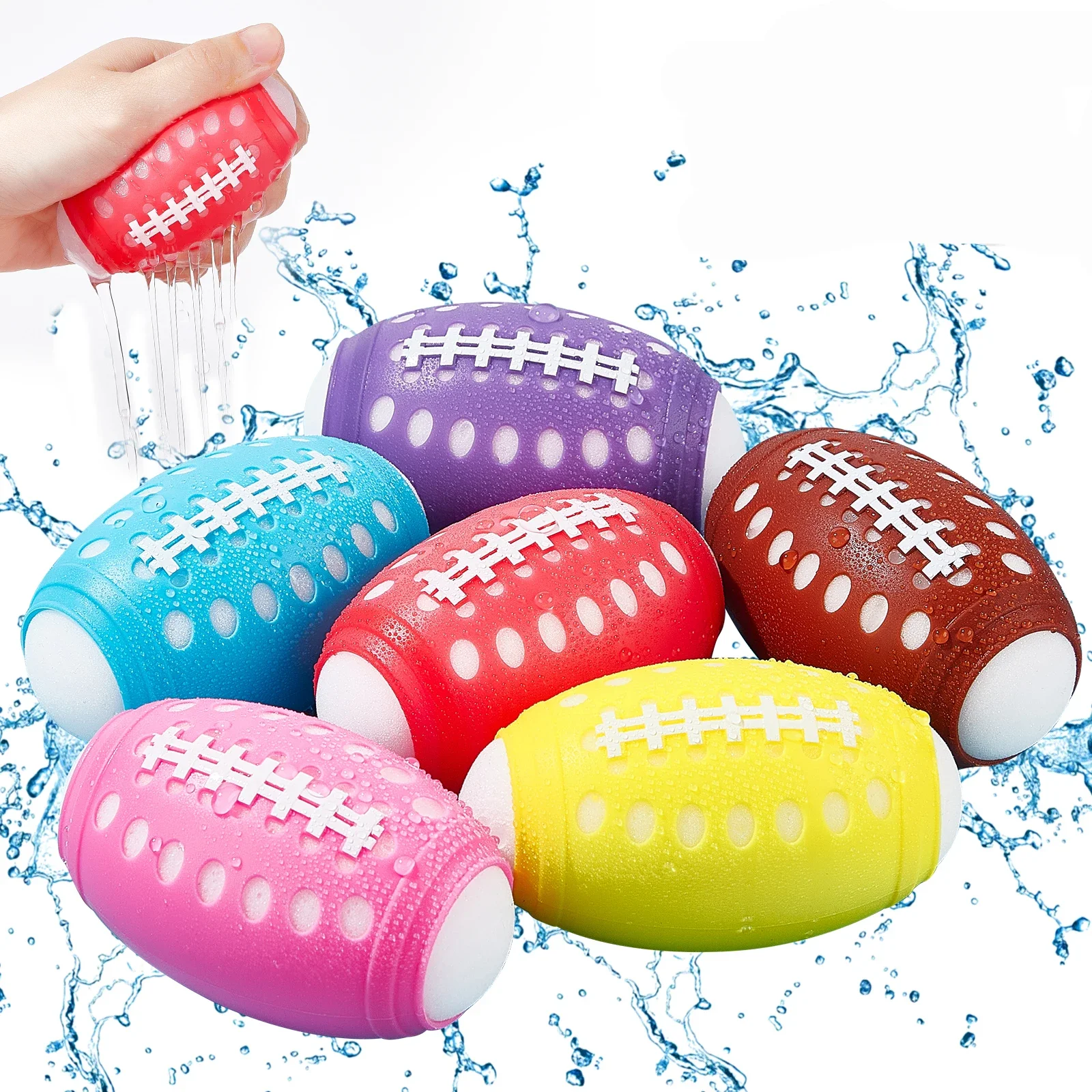 Sponge Water Ball Summer Water Playing Toy Multi person