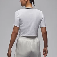 Nike officiel authentique JORDAN femmes respirant coupe ajustée décontracté à manches courtes T-Shirt FV7090-010 2