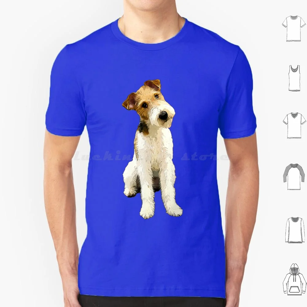 Wire Fox Terrier Head Tilt T Shirt Uomo Donna Bambini 6Xl Fox Terrier Fox Terrier Wire Fox Terrier Wire Foxy Foxy Fox Terrier