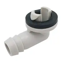 AC Drain Pipe Connector 1.8 Inch AC Drain Hose Connector Hard Blended  Good Anti-crack Air Conditioning Unit 1