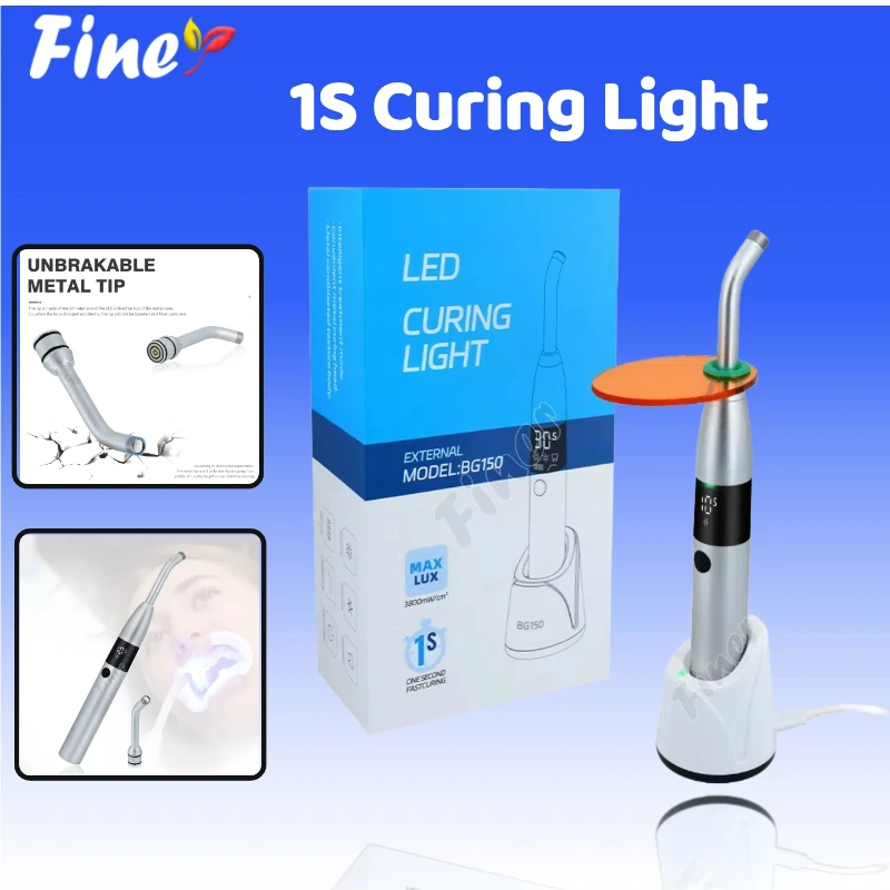 Zahnärztliche Lichthärtungslampe UV-Harz-Aushärtungslicht 1 Sek. Dental-Photopolymerisationslampe LED Dental-Photocuring-Lampe Zahnmedizinisches Instrument