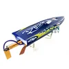 Blue H750 PNP Shark Fiber Glass Electric RC Racing Speed Boat W/1750kv Brushless Motor/120A ESC/ Servo Prevent Capsized TH02639 1
