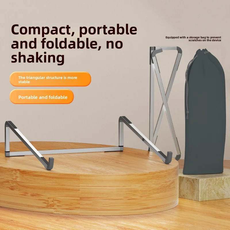 Adjustable Aluminum Laptop and Tablet Stand with Heat Dissipation