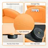 Kids Couch, Toddler Chair with Ottoman, Toddler Couch with 5 Adjustable Backrests, Leatherette Sofa Chair is Waterproof 5