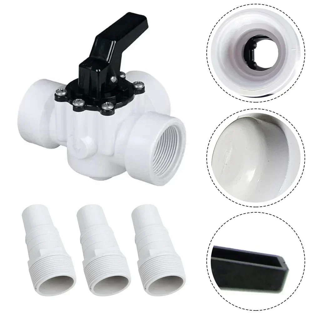 Pool pump three-way valve 32mm and 38mm hose connection adapter swimming pool accessory pool filter pump adapter
